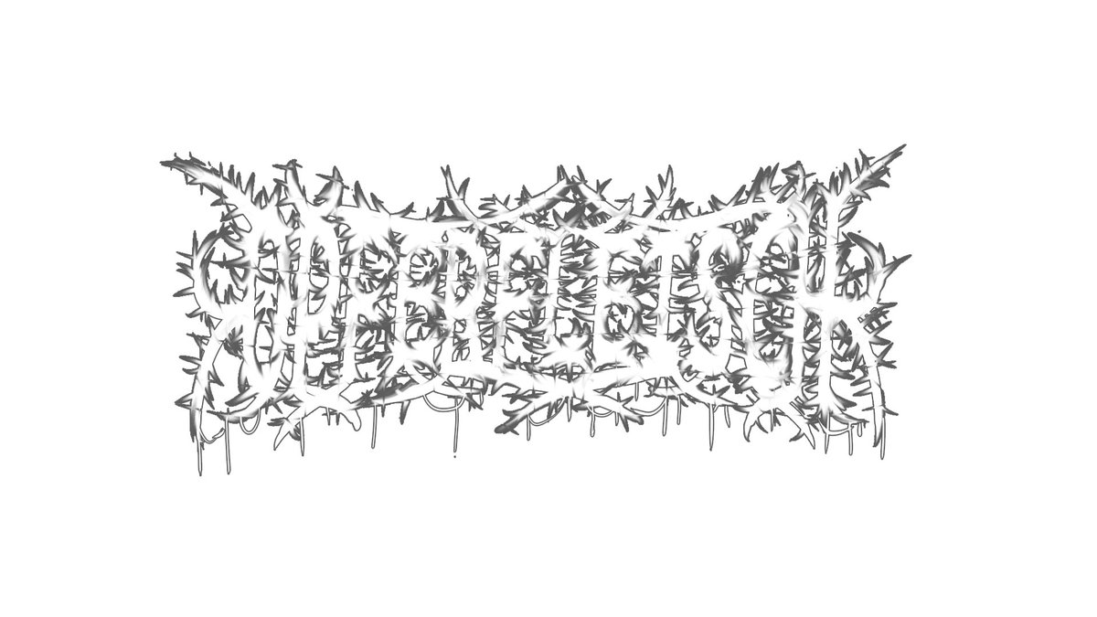 hereisremina's tweet image. Here's the logo and image printed on the the back of Jim's shirt of his favorite band. Thanks for suggesting I upload it. Haha so ya'll don't have to remake this goofy thing.  Opferfleisch is a black metal band I made up for those wondering!  
#chillingdevotion #jim #reference