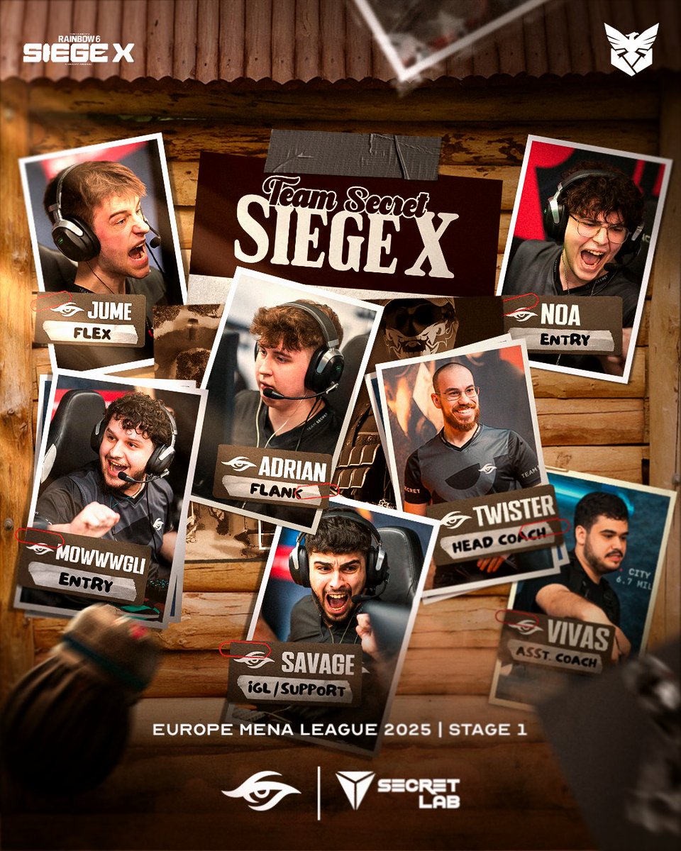 Our Rainbow 6 squad is BACK! 🙌

The EML kicks off tonight, we're ready to whoop some ass.