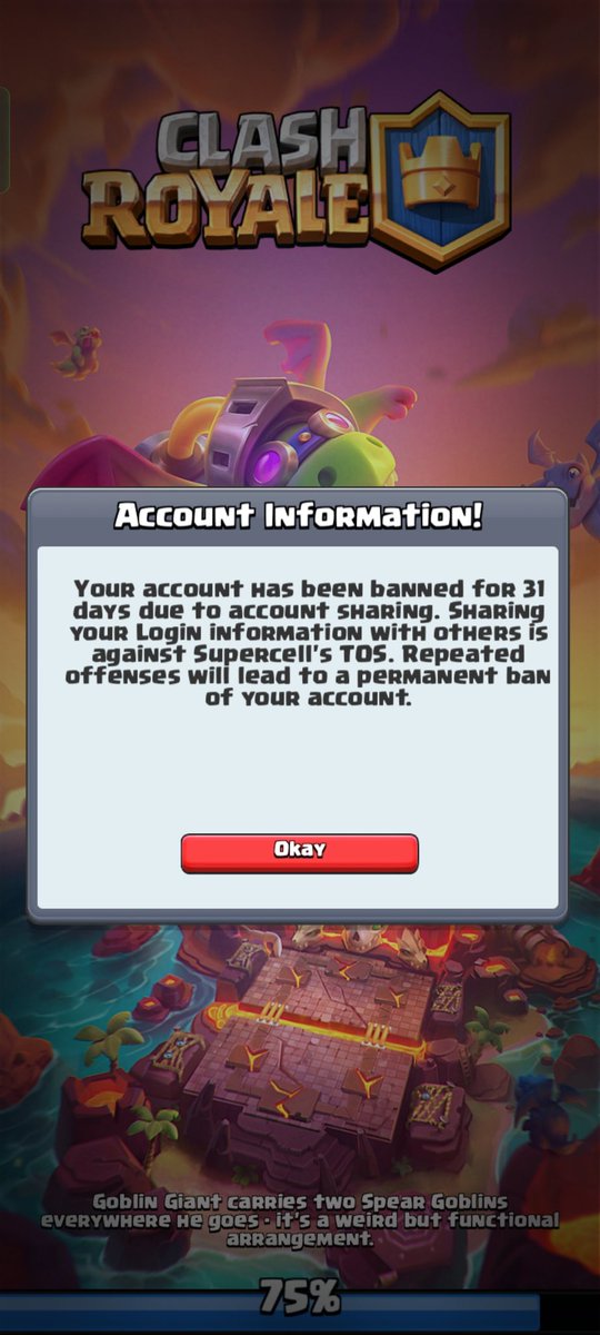 Eli Ass (@eliassalmi6) on Twitter photo My account (EL1as #2LGCQVL0L) was recently banned for 31 days. The ban happened shortly after I got a new phone, so I believe this might have triggered a false flag.
Please review the ban again.
<a href="/donaldwsjr/">Donald Smith Jr.</a> <a href="/semyxciv/">Semyon Markkanen</a> <a href="/ClashRoyale/">Clash Royale</a> My account (EL1as #2LGCQVL0L) was recently banned for 31 days. The ban happened shortly after I got a new phone, so I believe this might have triggered a false flag.
Please review the ban again.
<a href="/donaldwsjr/">Donald Smith Jr.</a> <a href="/semyxciv/">Semyon Markkanen</a> <a href="/ClashRoyale/">Clash Royale</a>