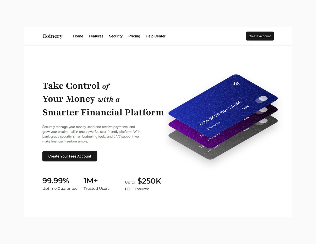 OfficialWiphod's tweet photo. Coinery - take control of your money.
Card Animation design...
#Practice #UIUX #VisualPrinciples https://t.co/obnhNL62AS