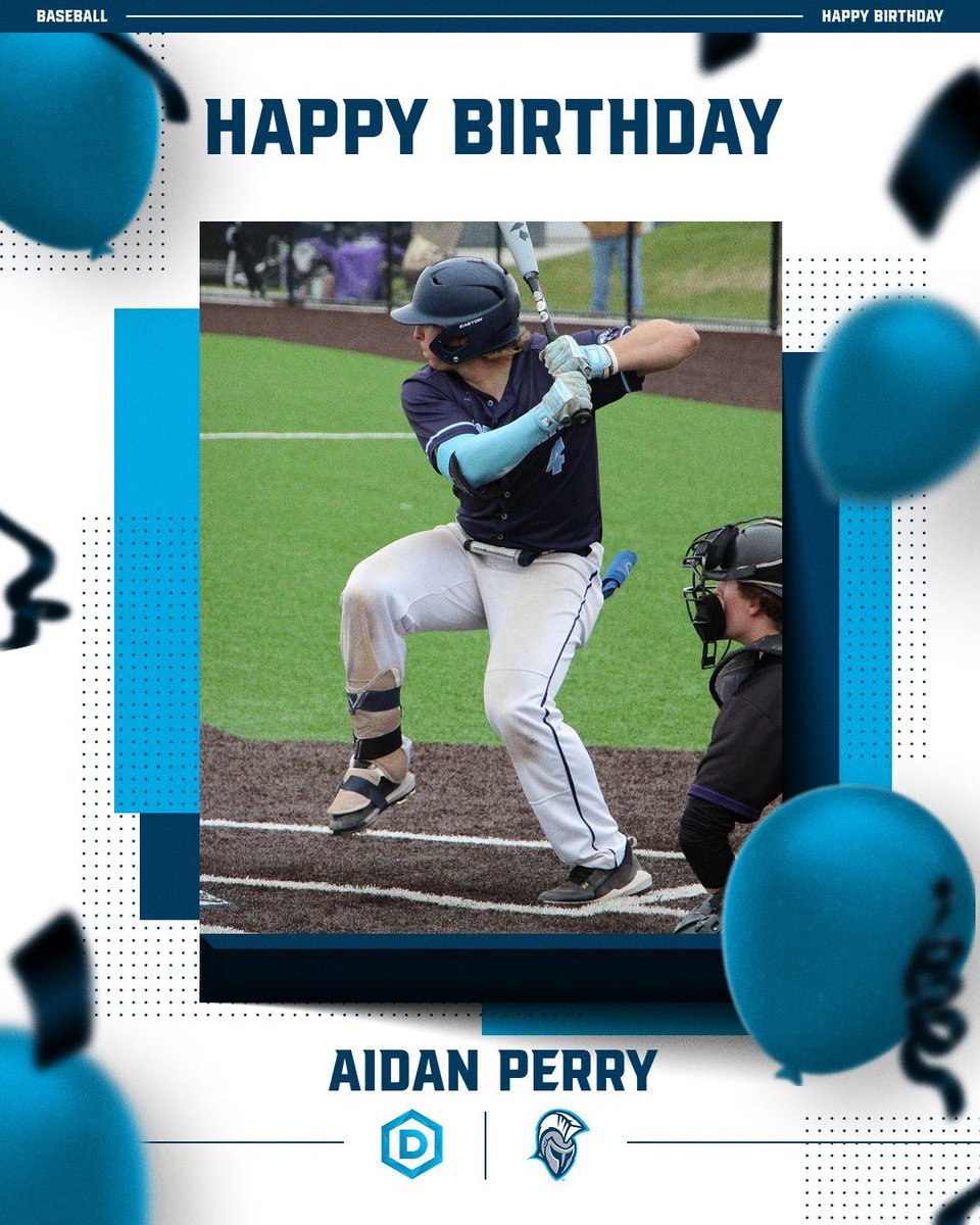 Dakota State Baseball (@dsu_baseball_) on Twitter photo Happy Birthday to rising junior infielder <a href="/Aidan_W_Perry/">Aidan Perry</a> from Dripping Springs, TX. Thank you for being a Trojan⚔️. Make it a great day, #4. 🎂 🎈 Happy Birthday to rising junior infielder <a href="/Aidan_W_Perry/">Aidan Perry</a> from Dripping Springs, TX. Thank you for being a Trojan⚔️. Make it a great day, #4. 🎂 🎈