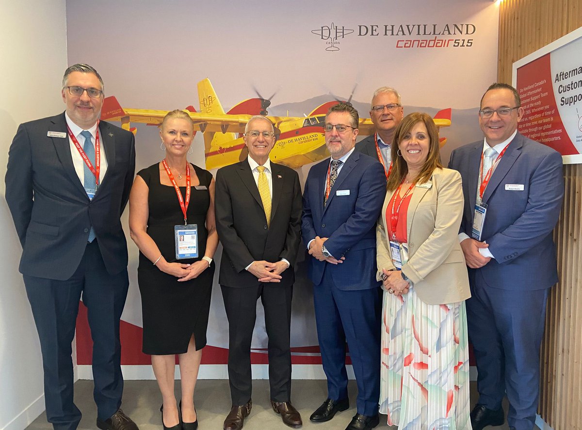 De Havilland Aircraft of Canada is a proudly Canadian aerospace company with operations in Mississauga and recent acquisitions in Fort Erie and Kitchener.

Their specialized aircrafts support firefighting, emergency response, medevac, cargo transport, and regional passenger