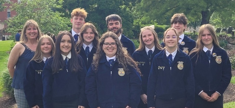 Members from the Earlville FFA Chapter attended the Illinois FFA State Convention held in Springfield
