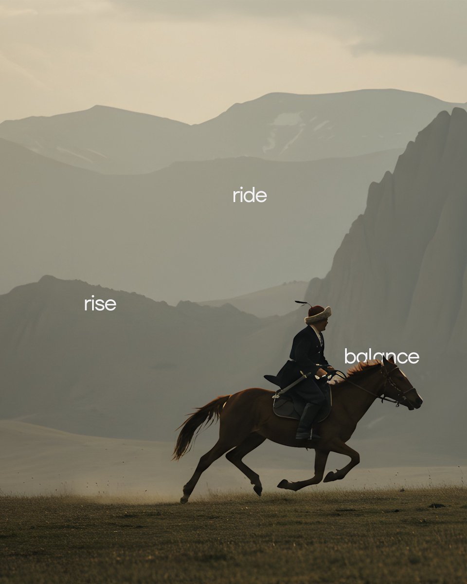 Balance begins where the horse moves. 🐎