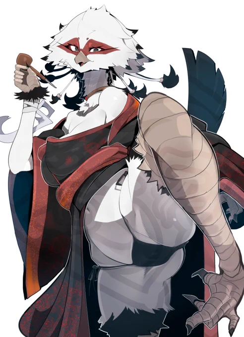 skebありがとうございました!!!! ヘビクイワシのOC制作…完成!!!!!!
