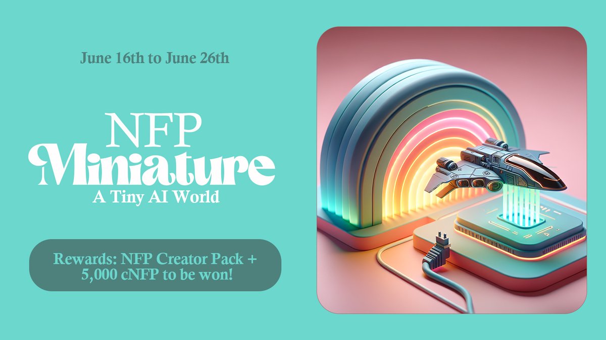 Theme Campaign Alert 🎨
NFP Miniature: A Tiny AI World is live! 🎉

Use any image AI model to create 3D miniature scenes, tiny objects, or pocket-sized characters full of charm. 

Start crafting your tiny universe and win sweet rewards!
👉 nfprompt.io/acts/votes?id=…
