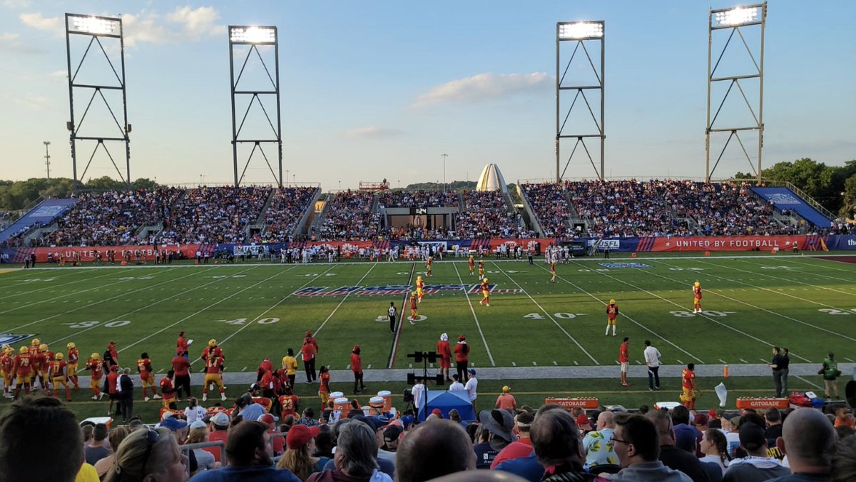 For the life of me I don't understand why they don't put the Championship in Canton like the USFL did. This was 2022 when the teams all played in Birmingham, yet the game was full.
Food for thought.