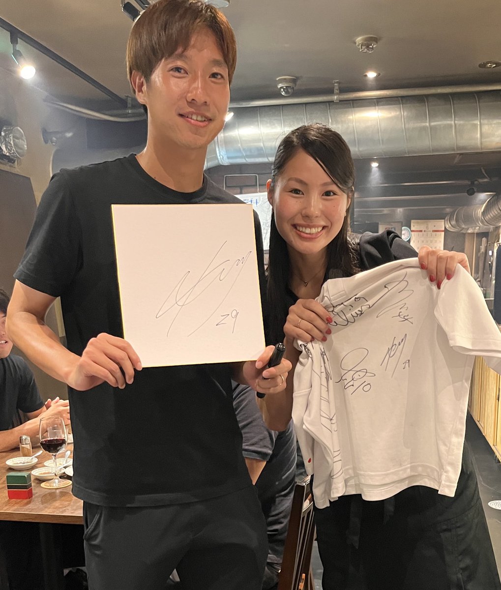 速報📣🤩！
奥川雅也選手
ご来店ありがとうございました🇧🇷🟣✨