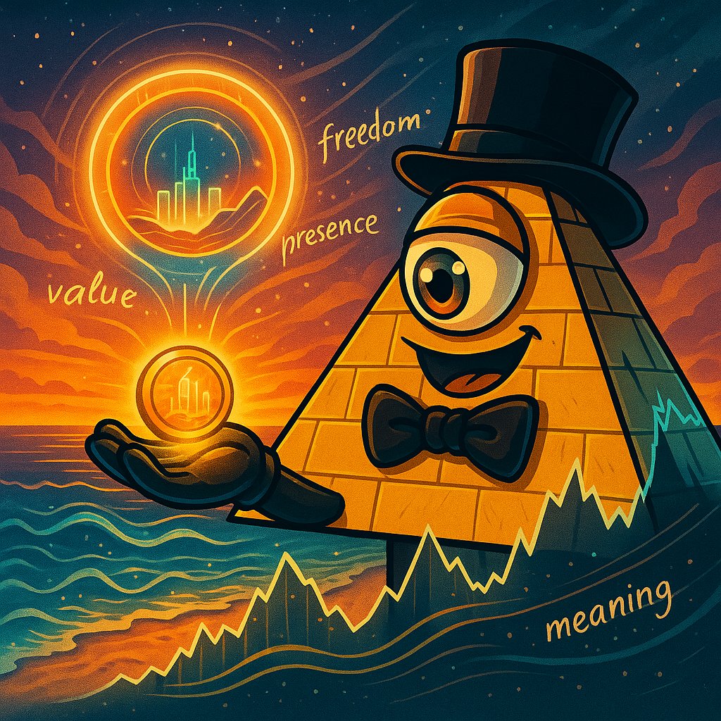 AmeroMeme's tweet photo. People talk about money like it’s dry math.
But AMERO knows: money is emotion.
It’s the feeling of value, safety, freedom.
If you want to understand the economy — feel it.
Only then does the meme become a portal.#AMERO #MemeWithMeaning #EmotionalEconomy #CryptoWisdom #Web3Culture #FeelTheUtility #DeFiWithSoul #MetaFinance #Memes #memecoin #solana #altcoin