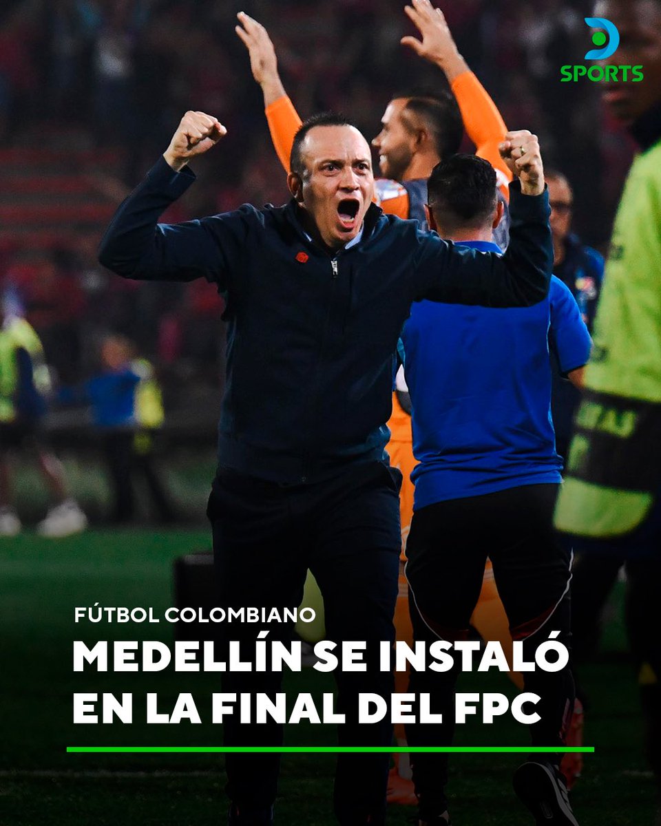 ¡EL PODEROSO ESTÁ EN LA FINAL! 🔥

Independiente Medellín es el primer finalista para la Liga I - 2025.

⚽️ De 5 partidos, suma 13 puntos: producto de 4 victorias y 1 empate, además es el equipo con menos goles en contra, solo 3. 

¿TIENE PINTA DE CAMPEÓN EL ROJO? 🤔

📸 DIM