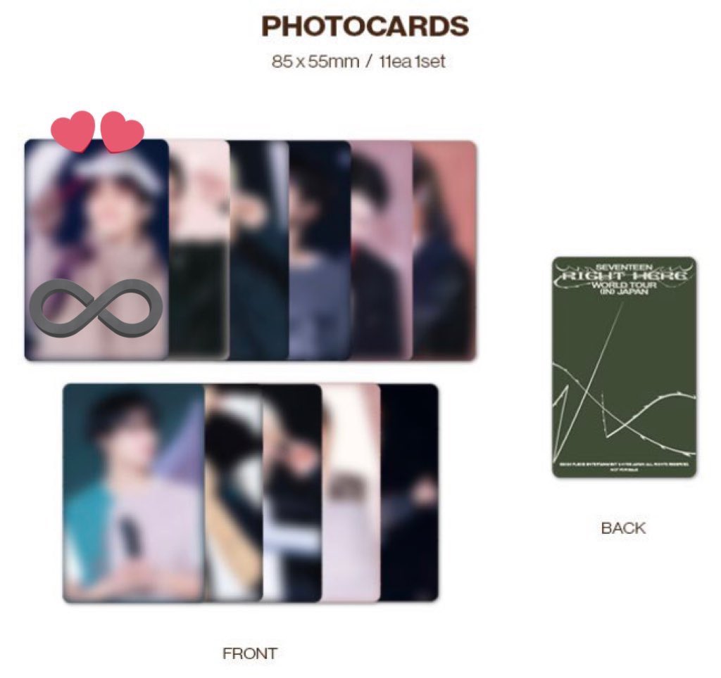 SEVENTEEN RIGHT HERE WORLD TOUR (IN) JAPAN RANDOM TRADING