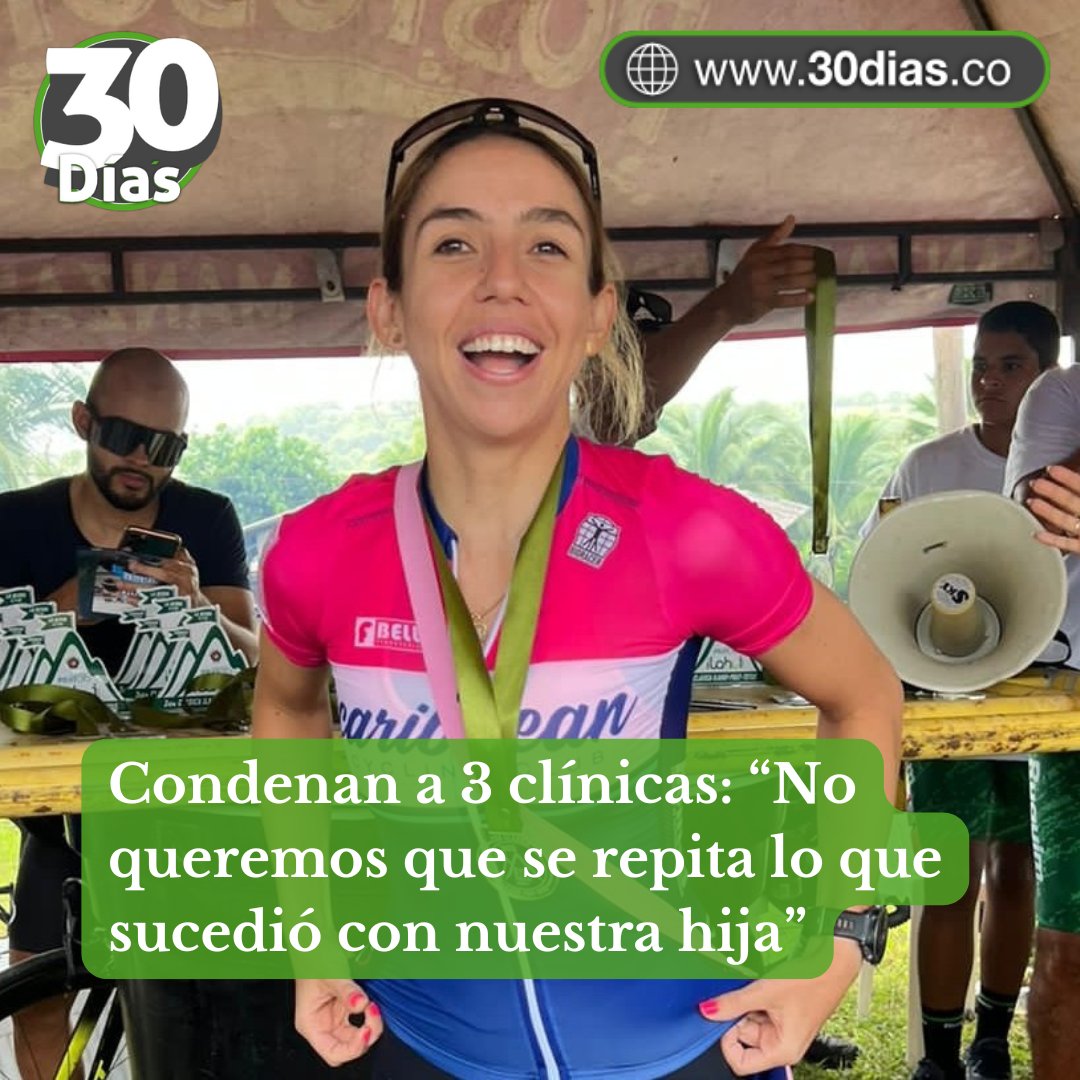 ACTUALIDAD ▶️
Atropellada por un taxista, en 2022 a Andrea Rueda Arango la llevaron a las clínicas de Fracturas, Altos de San Vicente y Reina Catalina, pero no la atendieron. Un juez acaba de condenarlas por tan grave omisión.

Lea aquí el informe:
30dias.co/condenan-a-3-c…