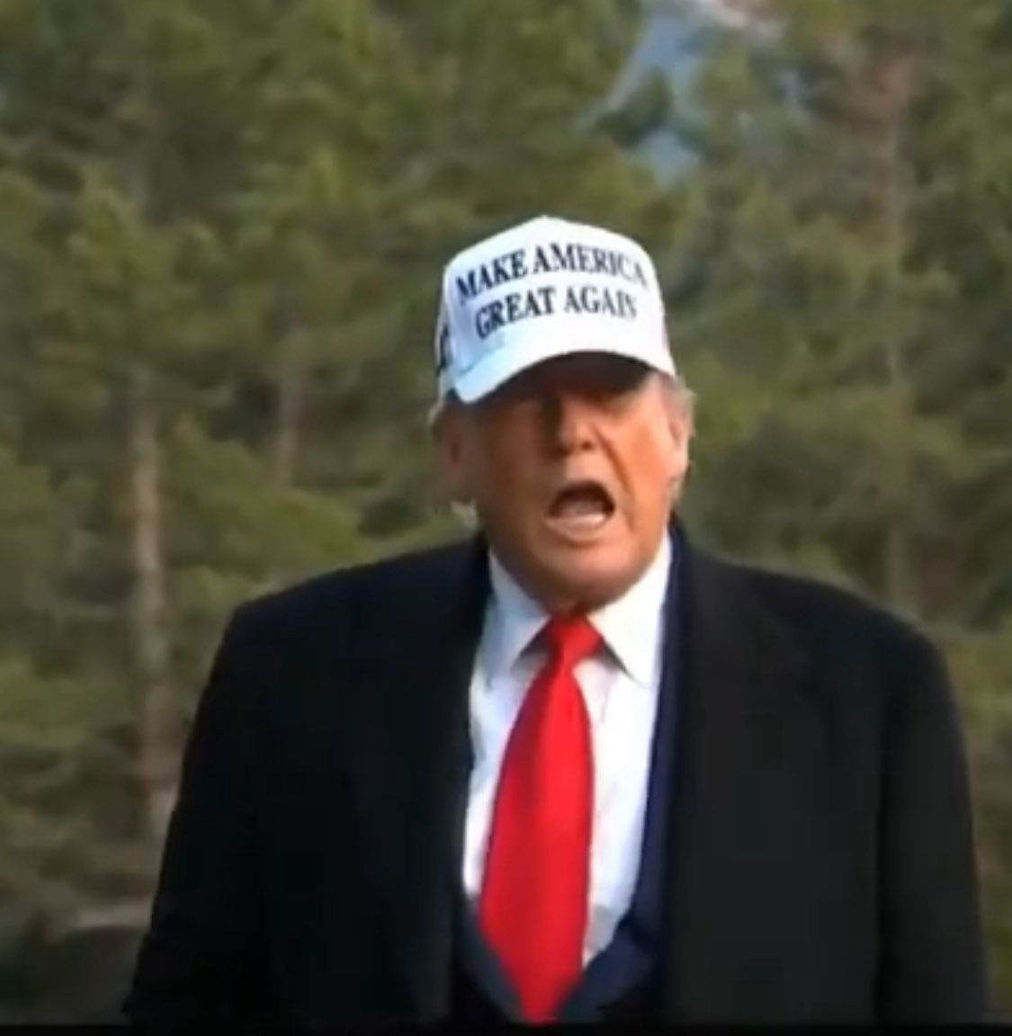Donald Trump showed up in Alberta rocking the white Make America Great Again hat.

You already know he wore it on purpose to trigger every last liberal in the country.
Mission accomplished. Carney voters are currently foaming at the mouth.