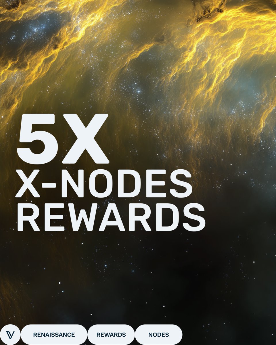 📢 STARGATE STAKING GOES LIVE 1ST JULY, WITH X-NODES UNLOCKING REWARD MULTIPLIERS UP TO 5.0x! 🏆

StarGate delivers new staking infrastructure to VeChain, powering greater rewards and expanded Node tiers providing more opportunities to participate. 

Staked X-Nodes benefit from