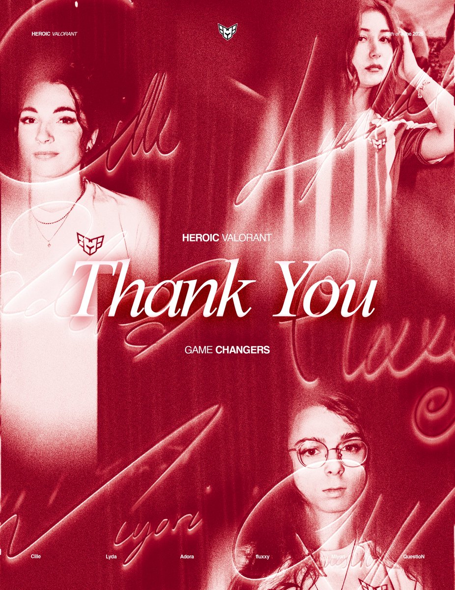 Today we announce the departure of our VALORANT Game Changers roster, the HEROIC Valkyries. It hasn’t been an easy decision, but we would like to thank the squad for all of the work they’ve put into the project since its formation, and we wish them all of the best in their future