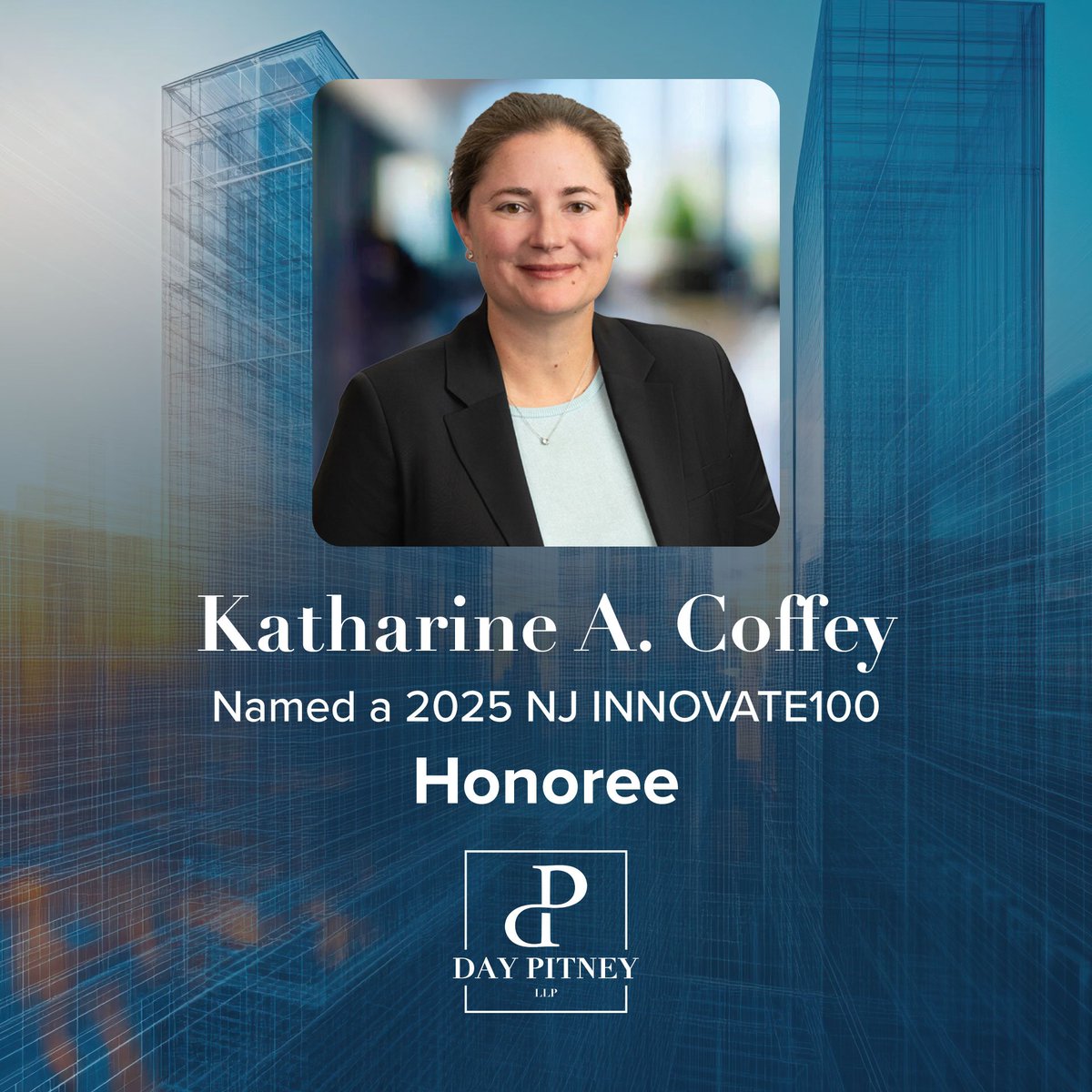 Please join us in congratulating Real Estate Partner Katharine A. Coffey on being named a 2025 INNOVATE100 Honoree by INNOVATE New Jersey for her work in real estate and community-focused legal solutions. Methodology here: hubs.ly/Q03sbcJp0