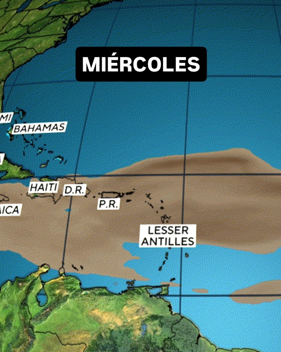JeanSuriel's tweet photo. 🔴🔴TOMEN NOTA | Una vaguada y la onda tropical número 6 mantendrán el panorama meteorológico lluvioso en gran parte de República Dominicana hoy y mañana: junto a las precipitaciones, podrían desarrollarse algunas descargas eléctricas y no se descartan ráfagas de viento en ocasiones.

Sigue ⬇️