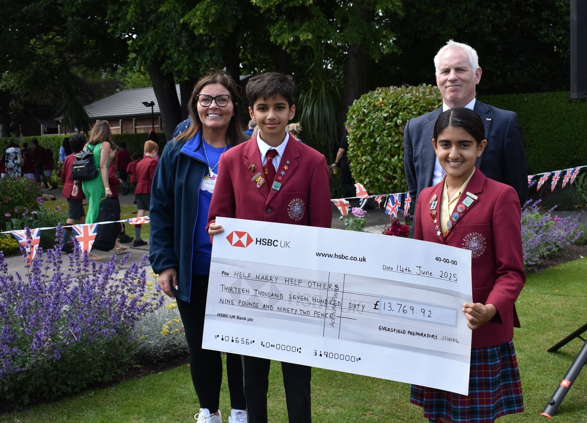 Eversfield School (@eversfield647) on Twitter photo 🥁We are incredibly proud to reveal the final amount raised for this year’s beneficiary charity Help Harry Help Others Cancer Charity is £13,769! 🌟
🙏A BIG thank you to everyone across the Eversfield community for your generous support throughout this year. 💚
<a href="/harry_moseley/">harry's mom #HHHO</a> 🥁We are incredibly proud to reveal the final amount raised for this year’s beneficiary charity Help Harry Help Others Cancer Charity is £13,769! 🌟
🙏A BIG thank you to everyone across the Eversfield community for your generous support throughout this year. 💚
<a href="/harry_moseley/">harry's mom #HHHO</a>