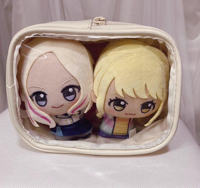サンキューマートさんのときめき☆彡推し事シリーズ ぬいぐるみポーチです!詳細はALTに