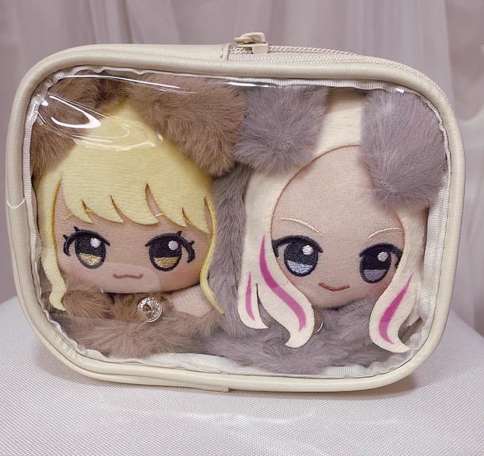 サンキューマートさんのときめき☆彡推し事シリーズ ぬいぐるみポーチです!詳細はALTに