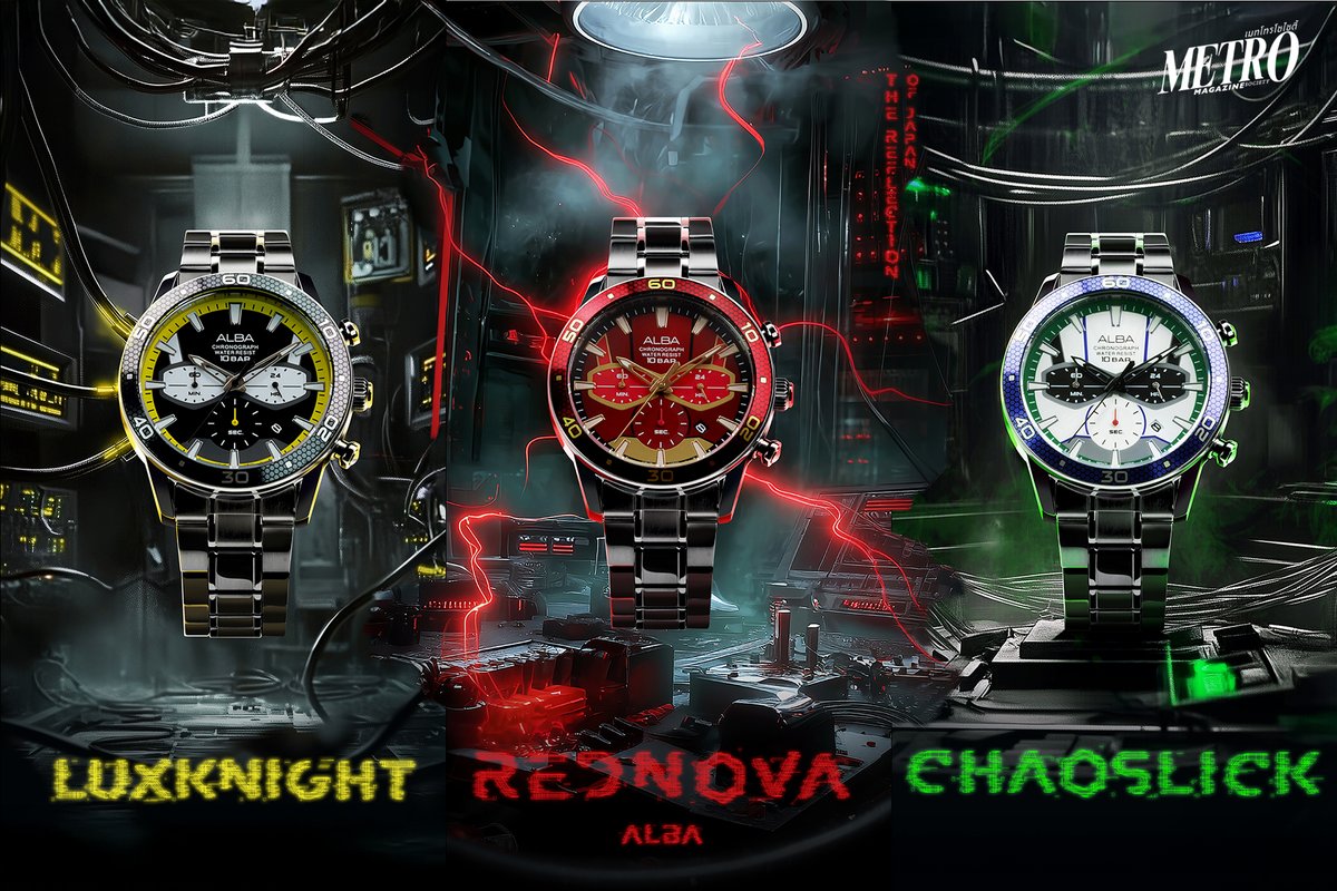 ALBA Sportive Chronograph ‘Robot Edition’ นาฬิกาที่ออกแบบเพื่อคนที่รู้จักจังหวะไม่ต้องเปล่งเสียงก็มีพลัง ไม่ต้องเยอะก็ชัดเจนในตัวเอง การออกแบบที่บาลานซ์ระหว่างพลังกับความนิ่ง
#ALBAThailand #ALBAbySEIKO #Albawatch #Japanwatch #Thereflectionofjapan #men #MenWatch