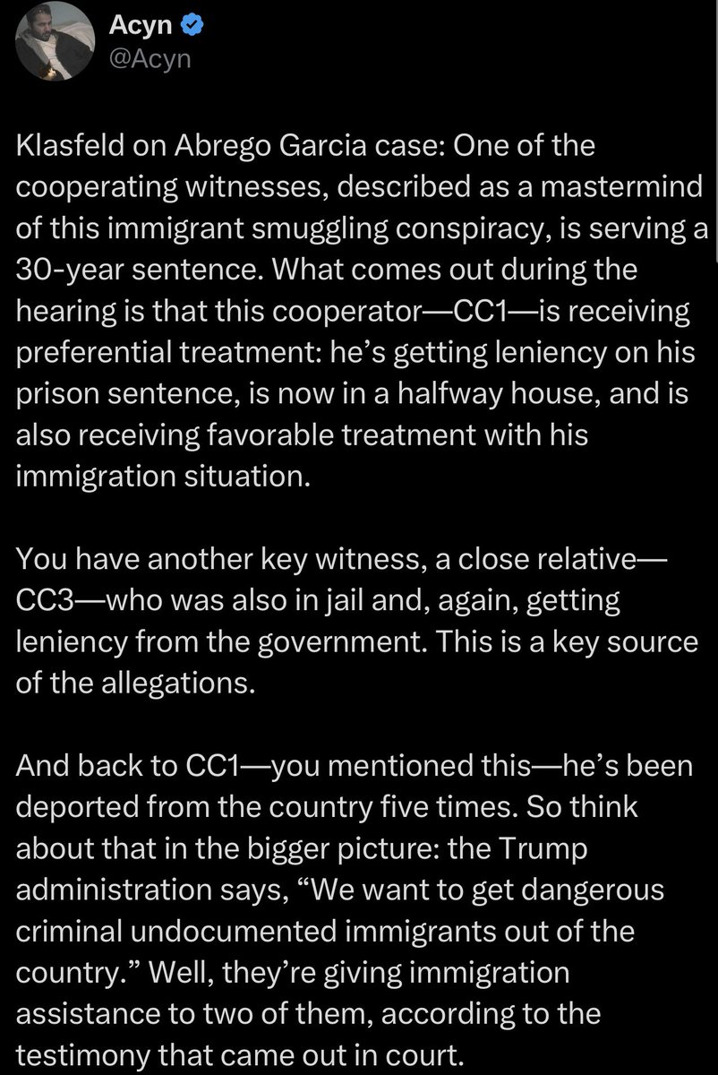 Bondi is so desperate to make a political point to own the libs on this that she is giving sweetheart deals to the very people they complain about the most.