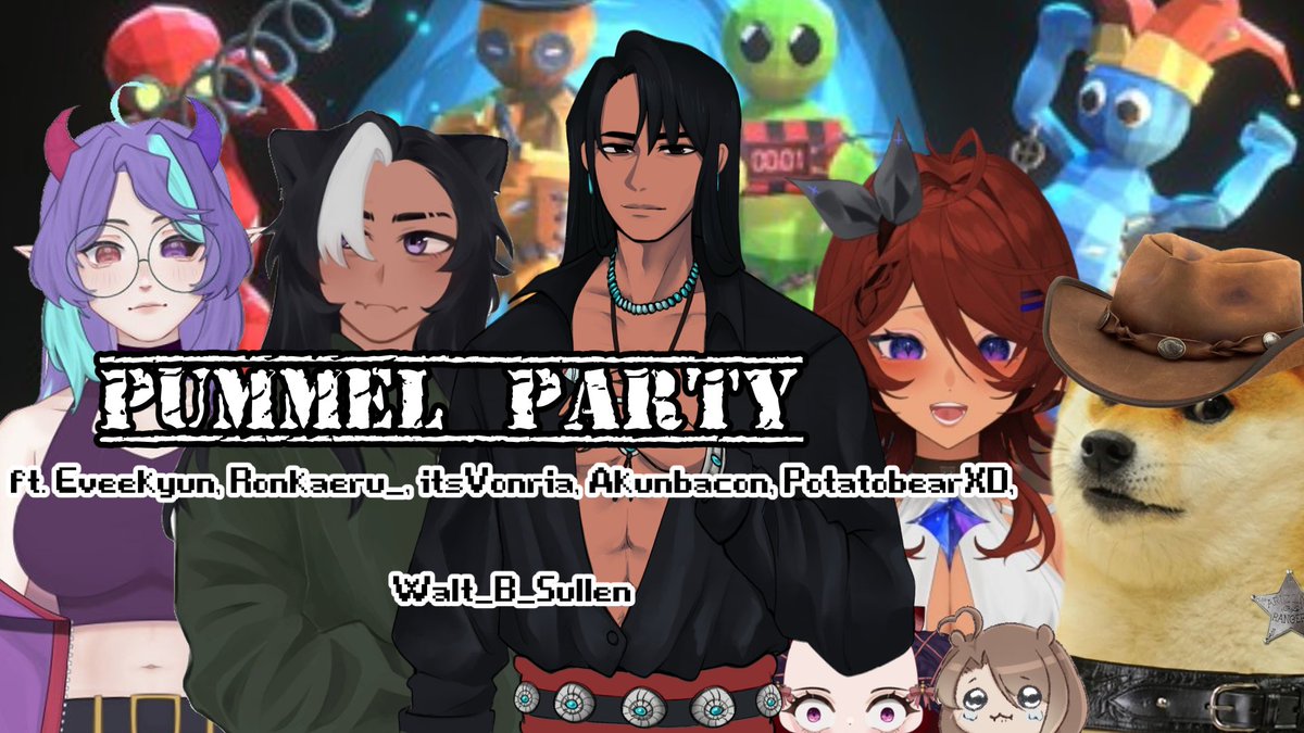 Starting Pummel Party NOW come join us