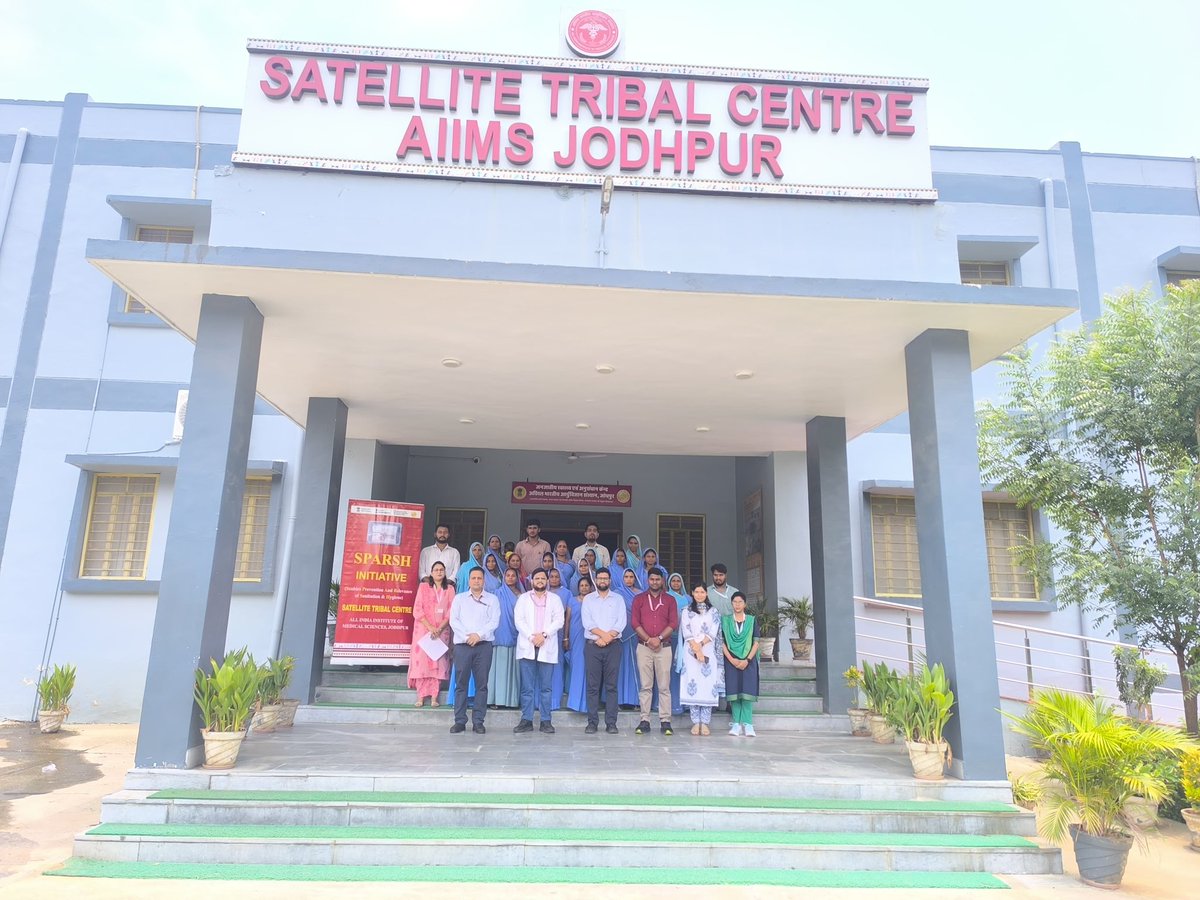 AIIMS Jodhpur (@aiims_jodhpur) on Twitter photo SPARSH to SCABIES INITIATIVE
AIIMS Jodhpur & <a href="/TribalAffairsIn/">Ministry of Tribal Affairs, Govt. of India</a> launch a large-scale community project to tackle #Scabies in SirohiтАЩs tribal blocks (Abu Road & Pindwara).
ЁЯФ╣ 300+ ASHAs will be trained
ЁЯФ╣ 10,000+ will be screened
ЁЯФ╣ Powered by EASY tool
ЁЯФ╣ Focus on sanitation & SPARSH to SCABIES INITIATIVE
AIIMS Jodhpur & <a href="/TribalAffairsIn/">Ministry of Tribal Affairs, Govt. of India</a> launch a large-scale community project to tackle #Scabies in SirohiтАЩs tribal blocks (Abu Road & Pindwara).
ЁЯФ╣ 300+ ASHAs will be trained
ЁЯФ╣ 10,000+ will be screened
ЁЯФ╣ Powered by EASY tool
ЁЯФ╣ Focus on sanitation &