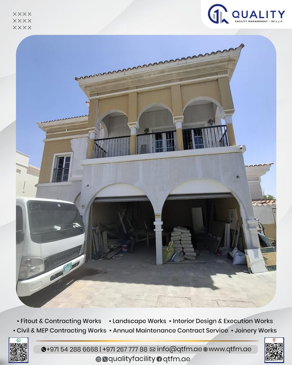 quality_facilit's tweet image. Proudly Showcasing Our Latest Complet Renovating Project! 
Ready to upgrade your space? Contact us! 📞
 For More details: 
☎️ +971 26777788  +971 542886668
🌐 qtfm.ae
 ✉️ info@qtfm.ae

#QTFM #QualityFacilityManagement #DesigningSpaces #InteriorDesign