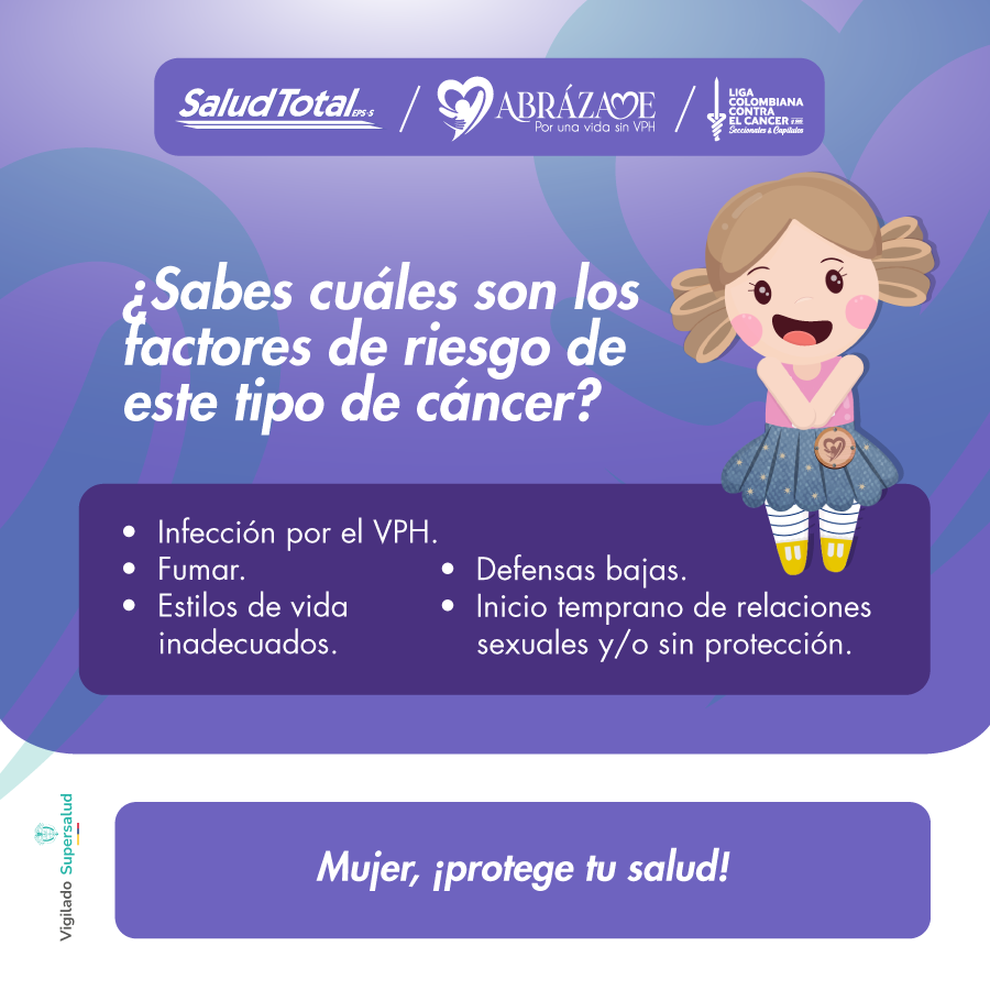 EPSSaludTotal's tweet photo. #JuntosHacemosFrente al cáncer de cuello uterino. Hoy te recordamos la importancia de estas pruebas de detección temprana para identificar a tiempo enfermedades que puedan poner en riesgo tu vida.​ 
Agéndate ya con tu IPS de atención primaria para recibir una valoración integral. https://t.co/z9wqxDKzGl