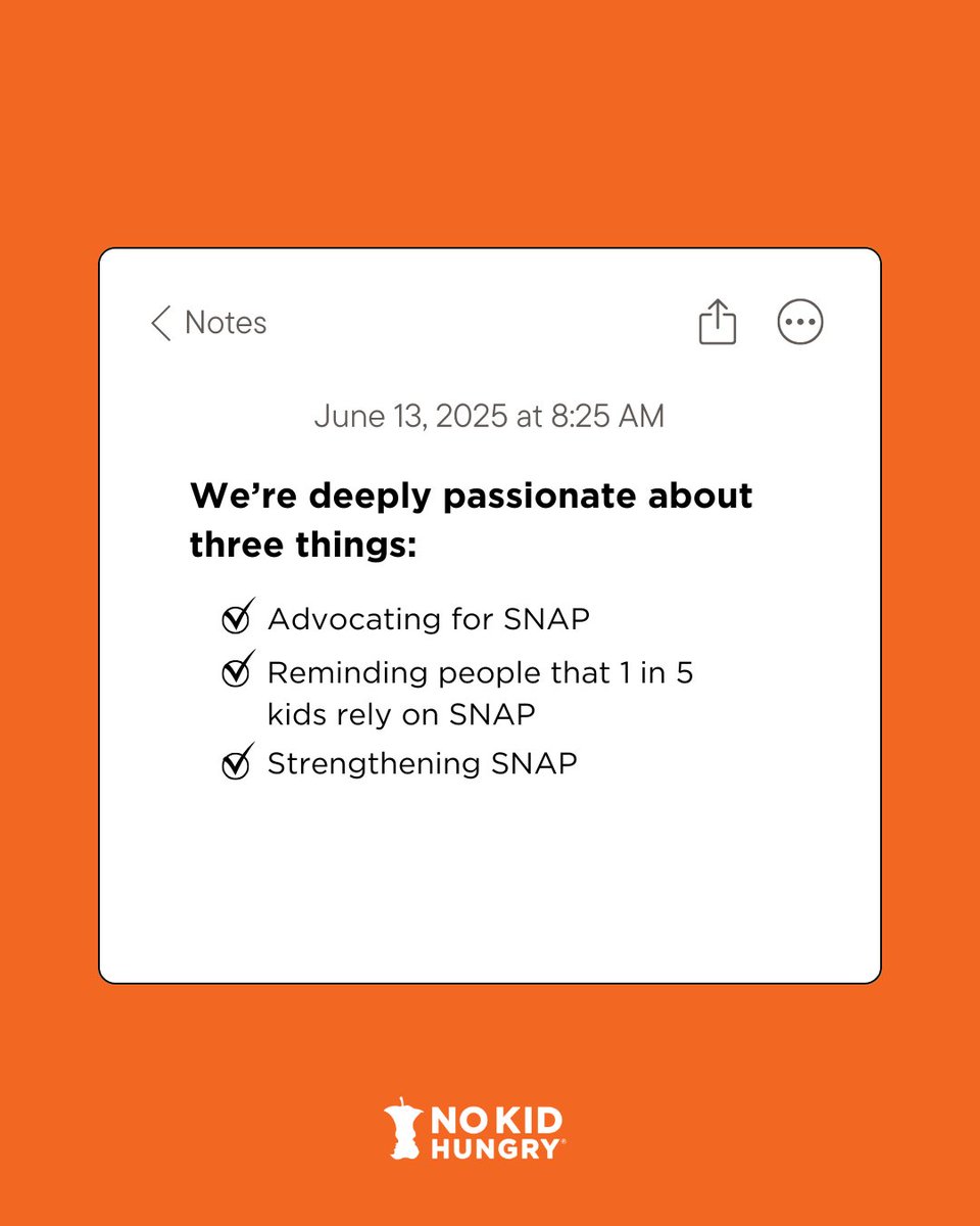 We can afford to make sure kids have enough food in this country, and our federal budget should reflect that. bit.ly/4jc0WwY