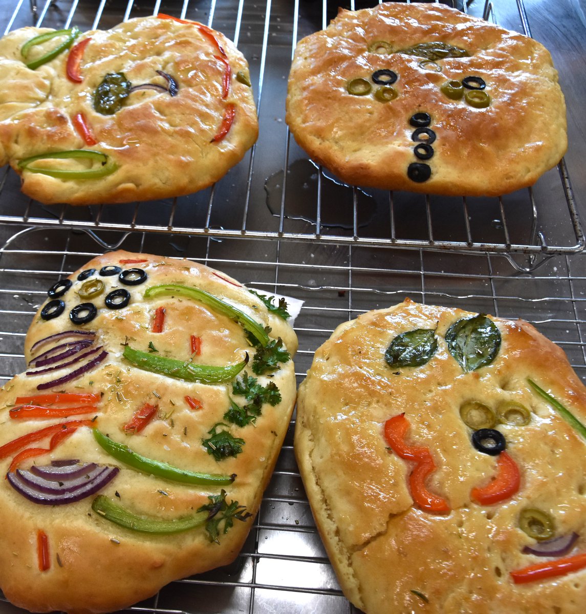 manorprep's tweet photo. Children in Year 5 baked delicious garden focaccia bread during their Cookery lesson. They decorated the loafs with tasty and healthy toppings; they look absolutely mouth-watering!
#ManorPrep #baking #breadmaking https://t.co/4gifPZ7ROQ