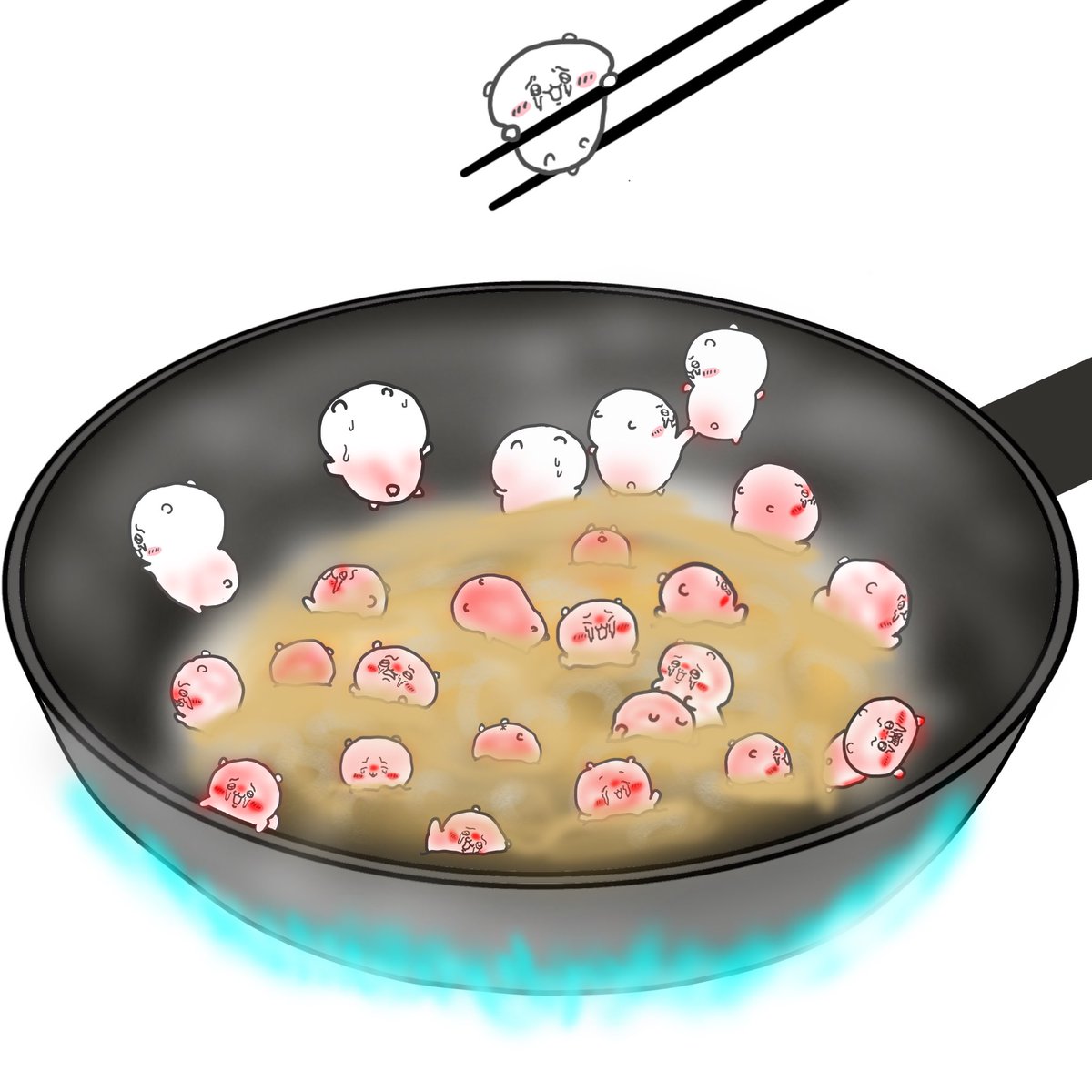 今日いきなりクソ暑くなったので、こんなイメージで過ごしてました。
これからもっと暑くなるなんて耐えられないよ・・助けてくれちいちゃん・・
#ちい虐
