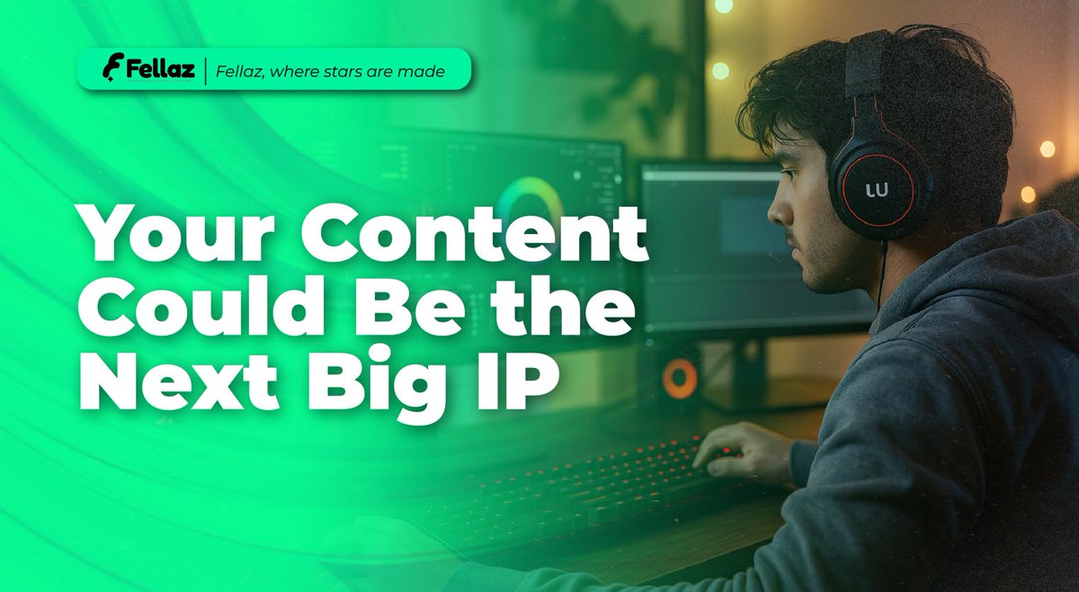 FellazXYZ's tweet photo. Fan made content isn’t just for fun
It’s data that can turn into new IP 📈🎬
Your creation could become official soon
#FellazInsight https://t.co/R6jHNa0bDx