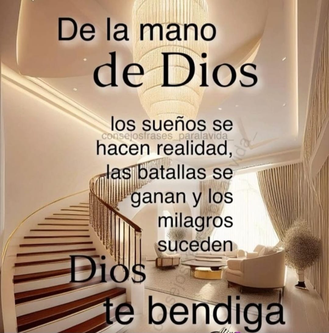 Buenos días, el Señor te bendiga y conceda un feliz, bendecido y fructífero inicio de semana bajo su cobertura.  Paz y salud.