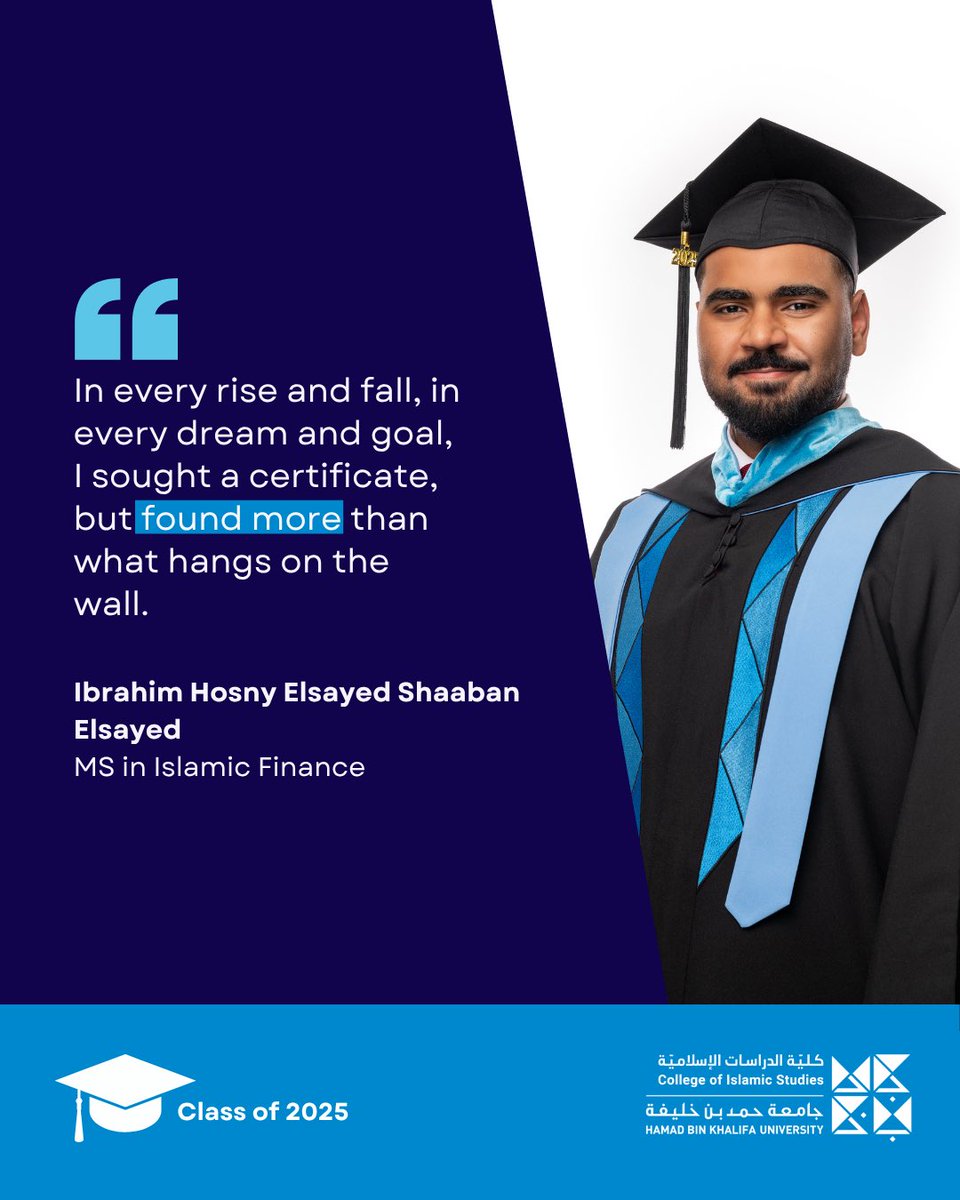 College of Islamic Studies (CIS) at HBKU (@hbku_cis) on Twitter photo Ibrahim Hosny Elsayed Shaaban Elsayed
MS in Islamic Finance
#Classof2025 #HBKU_CIS
<a href="/HBKU/">جامعة حمد بن خليفة</a>
<a href="/qf_alumni/">QF Alumni Program</a>
<a href="/Students_Qatar/">Campus & Student Life in Qatar</a> Ibrahim Hosny Elsayed Shaaban Elsayed
MS in Islamic Finance
#Classof2025 #HBKU_CIS
<a href="/HBKU/">جامعة حمد بن خليفة</a>
<a href="/qf_alumni/">QF Alumni Program</a>
<a href="/Students_Qatar/">Campus & Student Life in Qatar</a>