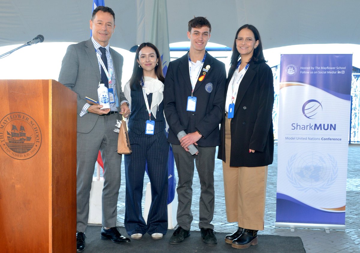 Hoy más que nunca se requiere desarrollar habilidades de negociación en relaciones internacionales . Gracias a The Mayflower School por Model UN Conference . SharkMUN2025