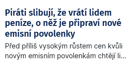 je třeba uznat, že piráti k tomu přistupují se znalostí věci a pravidel. populismus dalších stran je ale snadno překřičí.