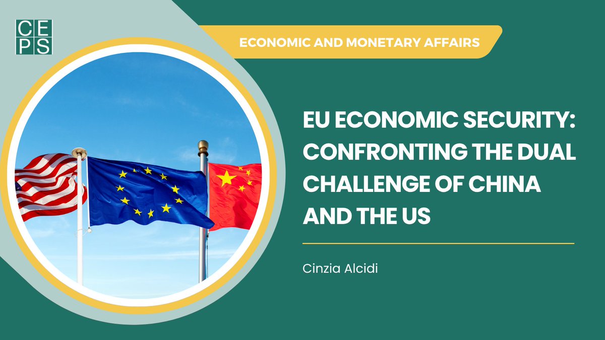 As leaders discuss global #trade at the <a href="/G7/">G7</a> in #Kananaskis, take a look at <a href="/AlcidiCinzia/">Cinzia Alcidi</a>'s piece, where she examines EU economic security and the dual challenge of China and the US. What should the EU prioritise to strengthen its economic resilience in an increasingly