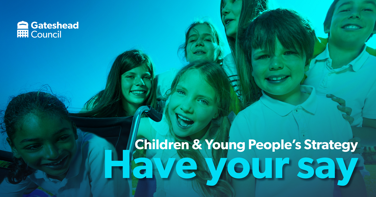 📣 Our children and young people's consultation closes soon!

Don’t miss your chance to shape the future of support for children and young people across Gateshead. Consultation closes 4 July
➡️ gateshead.gov.uk/CYPstrategy