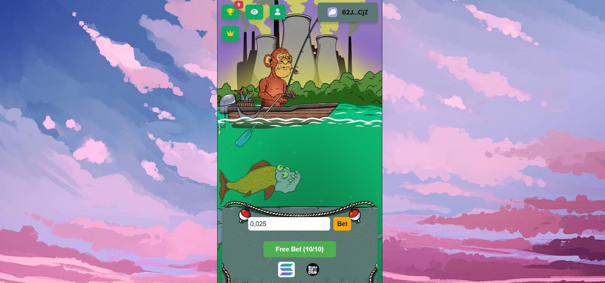 Did you went Fishing today ? Free Bets or little bets in $SOL ?