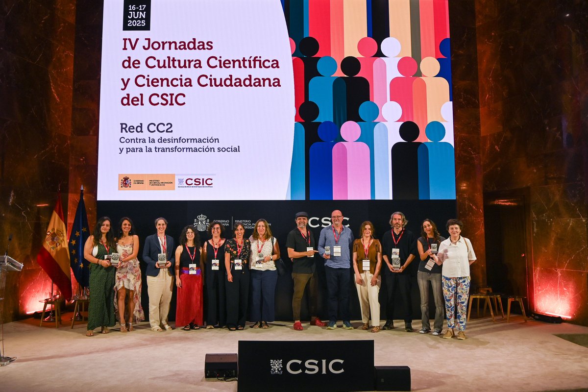 CSICdivulga's tweet photo. 🏆 Hoy se han entregado los galardones de los III #PremiosCSIC de Divulgación Científica y Ciencia Ciudadana.
Más info. en este enlace➡️https://t.co/S4hHQjsTMc
HILO de los proyectos premiados 👇🧵 https://t.co/461CDtlg3O