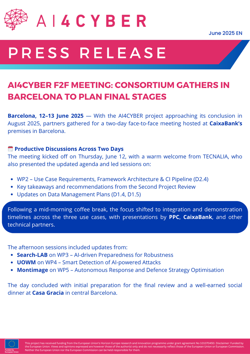 AI4CYBER tweet media