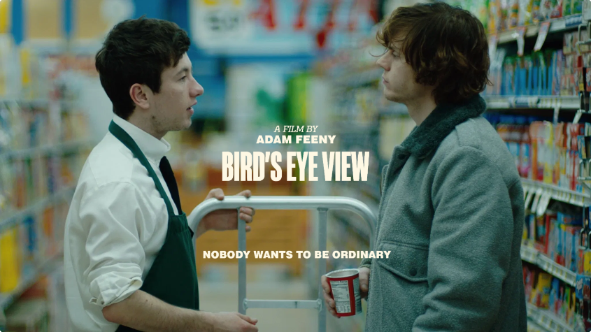 “Do you ever feel like you’re waiting for something to happen, but you don’t know what it is? But, it’s, that thing that could…make your life special.” — Spencer in #BirdsEyeViewMovie, now playing at a theater near you.