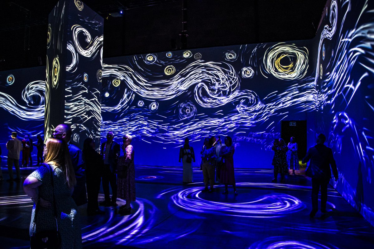 LiverpoolTIC's tweet photo. 🎨 Beyond Monet (UK premiere!) &amp; Beyond Van Gogh return to Liverpool this July!

 🌻New immersive features
 🍽️Monet dining experience – 16 July
 🧘‍♀️Yoga, painting &amp; more
 📍@yourECL 15 July – 15 Aug
 🎟️Book: https://t.co/ikA1fJ3KzP
.
#BeyondMonet #BeyondVanGogh #LiverpoolEvents https://t.co/j0Qo2ZBnO8