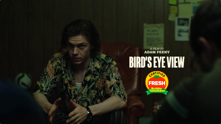 THRILLED to announce #BirdsEyeViewMovie is officially Certified Fresh on <a href="/RottenTomatoes/">Rotten Tomatoes 🍅</a>! 🍅 Critics agree: this unbelievable true story is a must-see.

Experience the genre-bending heist that captivated critics and audiences alike. See it now in theaters TODAY!