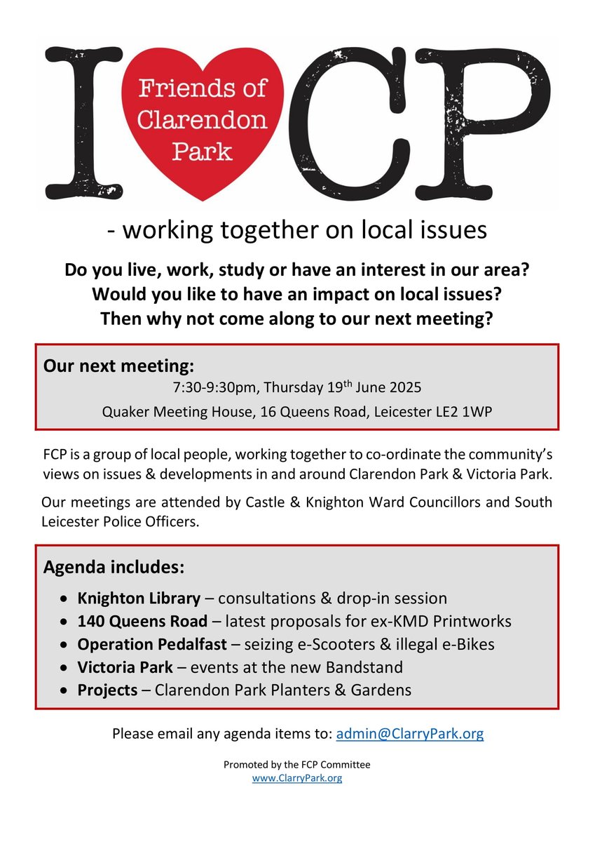 Friends of Clarendon Park tweet media