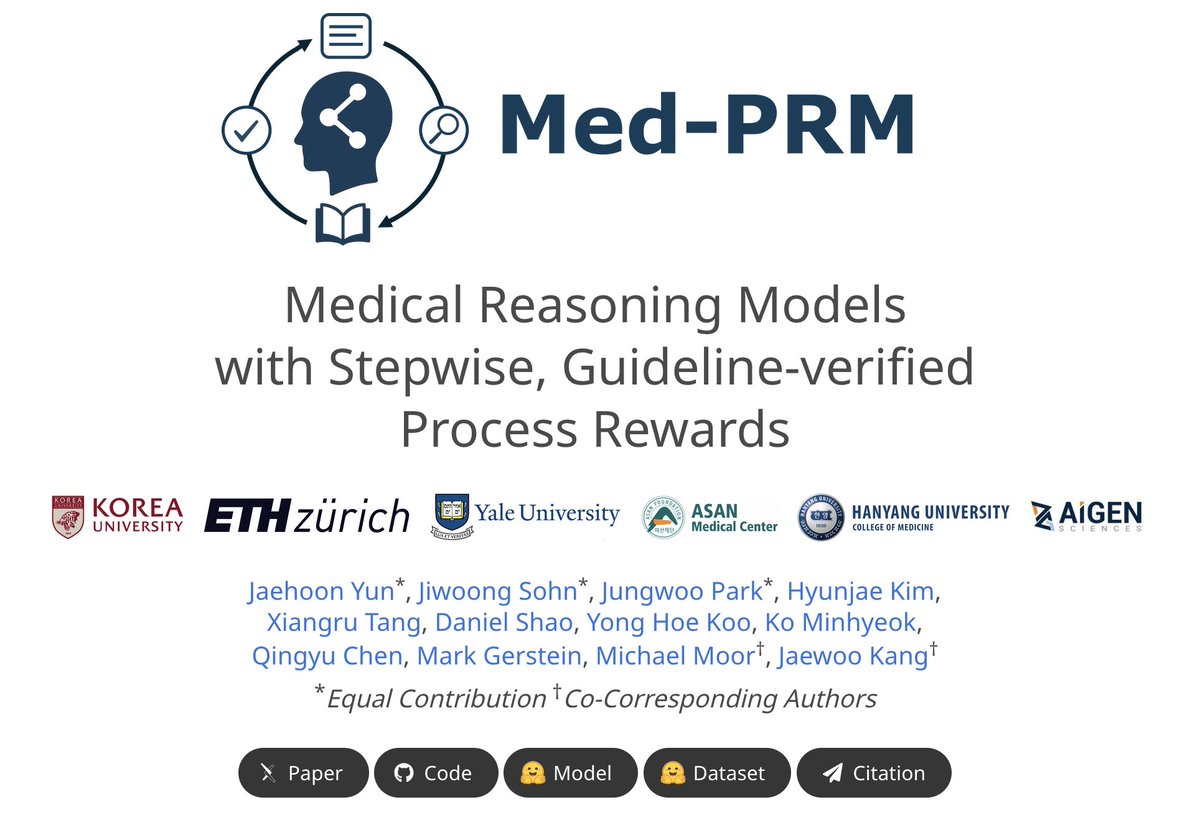 🧵1/

✨New preprint ✨
LLMs are getting better at answering medical questions.
However, they still struggle to spot and fix errors in their own reasoning.

That’s a big problem in medicine, where stakes are high and mistakes at any step could be critical.

To address this issue,