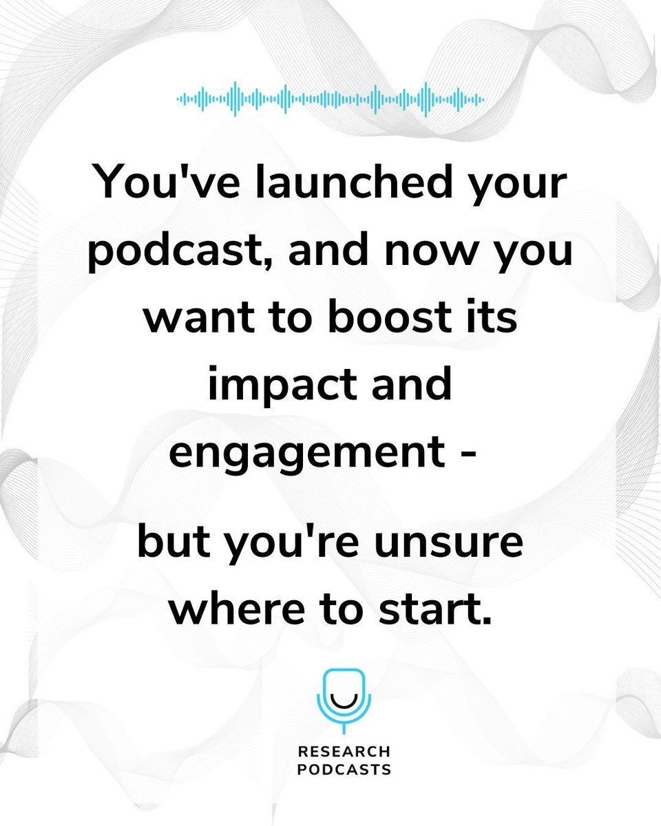 🎙️ Ready to build a podcast brand that stands out?

Our Advanced Podcast Marketing Workshop helps you design bold visuals, craft a real strategy, and launch with impact.

No fluff — just practical steps to get your podcast noticed.
#PodcastLaunch #ResearchPodcasts