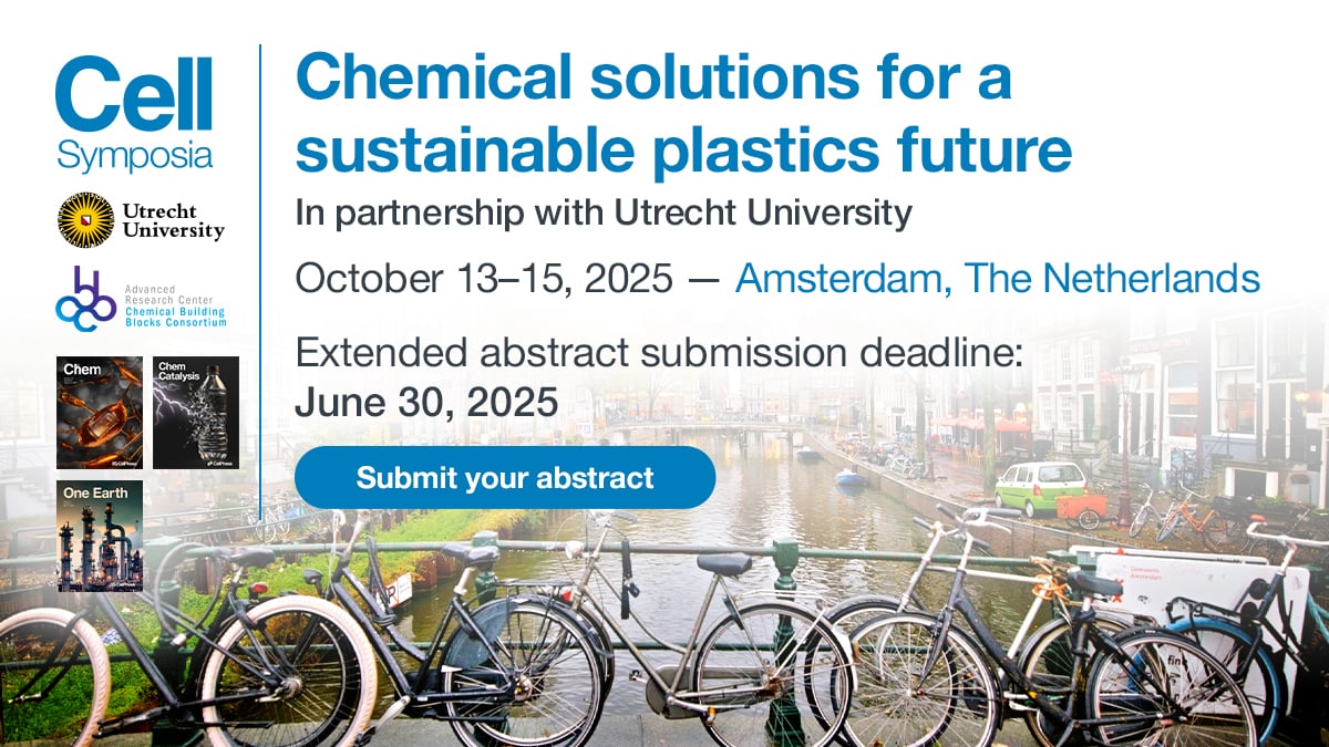 OneEarth_CP's tweet image. We are pleased to announce that the abstract submission deadline for @Cell Symposia #CSPlastics2025 has been extended to June 30, 2025 giving you extra time to submit your work. Don’t miss the opportunity to be part of this important conversation! hubs.li/Q03sb49R0